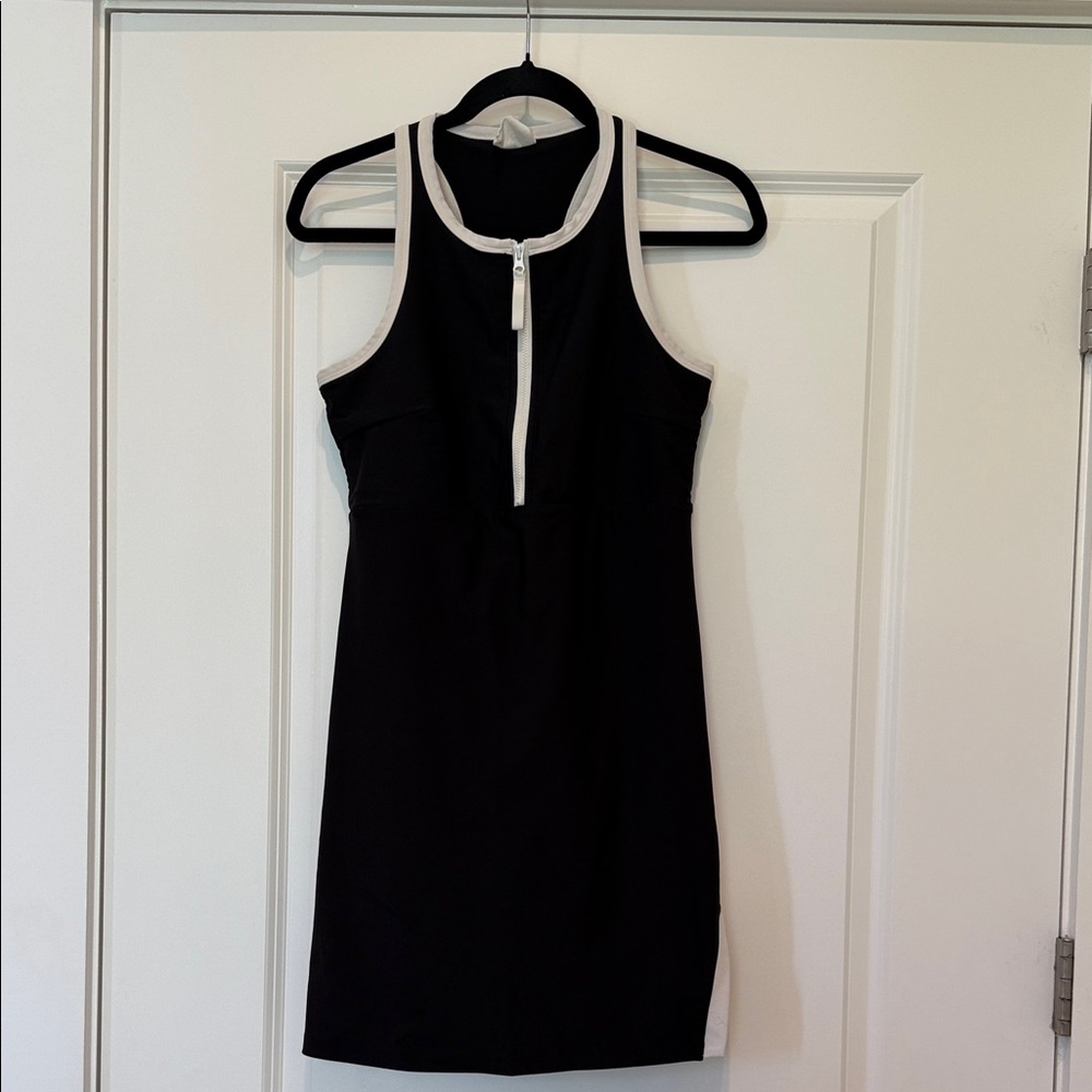 Sage Contrast Trim athletic Dress